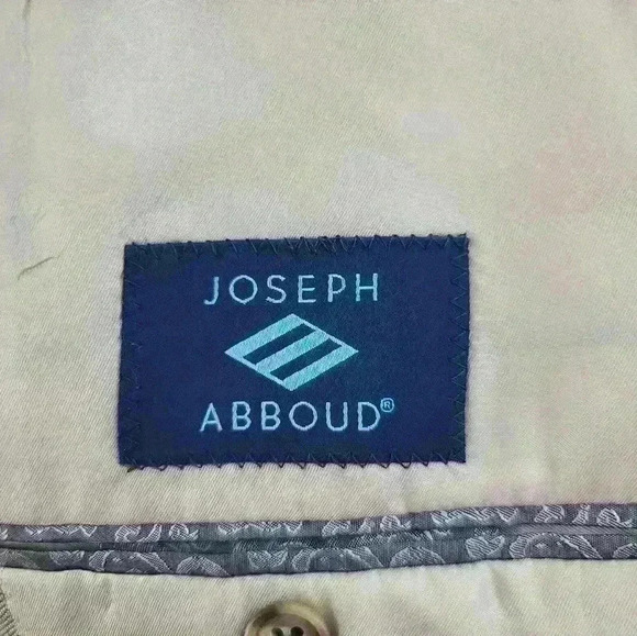 Joseph Abboud Mens Two Button Blazer Sport Coat Sport Jacket 40S - Picture 7 of 7